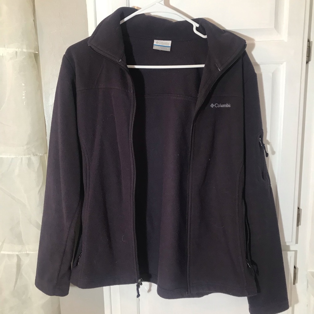 Columbia purple zip up jacket